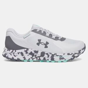 Men’s Under Armour Bandit Trail 3 Gray Camo Running Shoes, Size 11.5 NEW